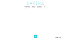 Desktop Screenshot of karina-karina.com